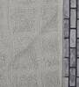 Grey 100% Cotton Patterned 650 GSM 3 Pcs Hand Towels