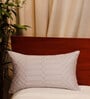 Grey Woven Fabric 20 x 12 Inches Cushion Cover
