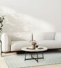 Grey Geometric 100% Polyester 4 ft x 6 ft Hand Woven Carpet