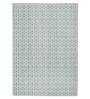 Grey Geometric 100% Polyester 8 ft x 10 ft Hand Woven Carpet