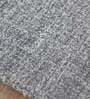 Grey Geometric 100% Wool 5 ft x 7 ft Hand Tufted Carpet