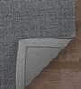 Grey Geometric 100% Wool 5 ft x 7 ft Hand Tufted Carpet