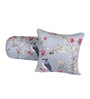 Grey 144 TC Cotton 6 Piece Diwan Set