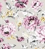 Grey 200 TC Floral Cotton Queen Double Bedsheet 2 Pillow covers