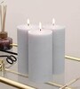 Pacfic Fragrance Set Of 3 Grey 6 Inch Wax
Pillar
Candles