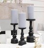 Pacfic Fragrance Set Of 3 Grey 6 Inch Wax
Pillar
Candles