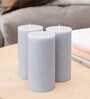 Pacfic Fragrance Set Of 3 Grey 6 Inch Wax
Pillar
Candles