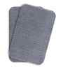 Grey Absorbent and Quick-Dry Polyester Bath Mats 40x60 cm