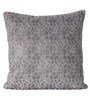 Grey Traditional Cotton 20 x 20 Inches Cushion Cover