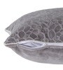 Grey Traditional Cotton 20 x 20 Inches Cushion Cover