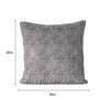 Grey Traditional Cotton 20 x 20 Inches Cushion Cover