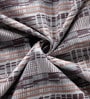 Grey Abstract 210 TC Cotton King Sized Double Bedsheet with 2 Pillow Covers