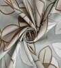 Grey Abstract 220 TC Cotton Blend Fitted Single Sized Bedsheet With 1 Pillow Cover