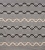 Grey Abstract 220 TC Microfiber King Size Fitted Bedsheet With 2 Pillow Covers