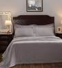 Grey Abstract 250 TC Polyester Blend Bedcover