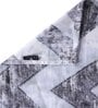 Grey Abstract 300 TC Cotton Blend Double King Sized Bedsheet With 2 Pillow Covers