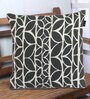 Grey Abstract Cotton 16 x 16 Inch Cushion Cover