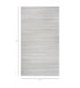 Grey Abstract Others 6 ft X 9 ft Hand Woven Carpet