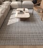 Grey Abstract Others 6 ft X 9 ft Hand Woven Carpet