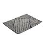 Grey Abstract Polyester 31x15 Inches AntiSkid Bath Mat