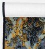 Grey Abstract Polyester 3 ft x 5 ft Machine Made Carpet