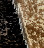 Grey Abstract Polyester 3 ft x 5 ft Machine Made Carpet