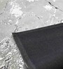Grey Abstract Polyester 4 x 6 Feet Machine Made Carpet
