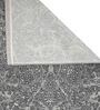 Grey Abstract Polyester 59x24 Inches Machine Made Floor Runner