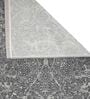 Grey Abstract Polyester 59x32 Inches Machine Made Floor Runner