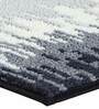 Grey Abstract Polyester AntiSkid Bathmat