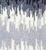 Grey Abstract Polyester AntiSkid Bathmat