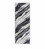 Grey Abstract Polyester AntiSkid Bathmat
