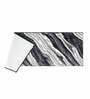 Grey Abstract Polyester AntiSkid Bathmat