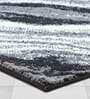 Grey Abstract Polyester AntiSkid Bathmat