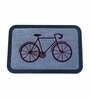 Grey Abstract Polypropylene 24x16 Inches Max Absorbant Bath Mat