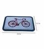 Grey Abstract Polypropylene 24x16 Inches Max Absorbant Bath Mat