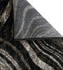 Grey Abstract Polypropylene 3 ft x 5 ft Machine Made Carpet