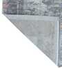 Grey Abstract Polypropylene 4 ft x 6 ft Machine Made Carpet