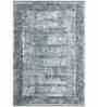 Grey Abstract Polypropylene 4 ft x 6 ft Machine Made Carpet