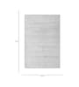 Grey Abstract Polypropylene 4 ft X 6 ft Machine Made Carpet