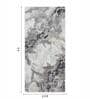Grey Abstract Polypropylene 5 ft x 2.5 ft Machine Made Runner