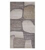 Grey Abstract Polypropylene 5 ft x 2 ft Machine Made Runner