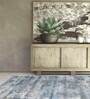 Grey Abstract Polypropylene 5 ft x 7 ft Machine Made Carpet