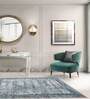 Grey Abstract Polypropylene 5 ft x 7 ft Machine Made Carpet