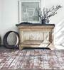 Grey Abstract Polypropylene 5 ft x 7 ft Machine Made Carpet