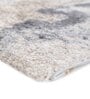 Grey Abstract Polypropylene 5 ft X 7 ft Machine Made Carpet