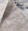 Grey Abstract Polypropylene 5 ft X 7 ft Machine Made Carpet