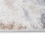 Grey Abstract Polypropylene 5 ft X 7 ft Machine Made Carpet