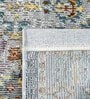 Grey Abstract Polypropylene 59x24 Inches Machine Made Floor Runner
