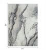 Grey Abstract Polypropylene 6 ft x 4 ft Machine Made Carpet